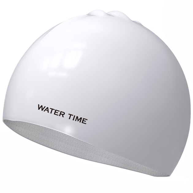 WATERTIME / Shuichuan Силиконовая плавательная шапочка для мужчин и женщин, для длинных волос, большой размер для взрослых, защита ушей, водонепроницаемая, высокая эластичность, удобная, не сдавливает. - изображение 4