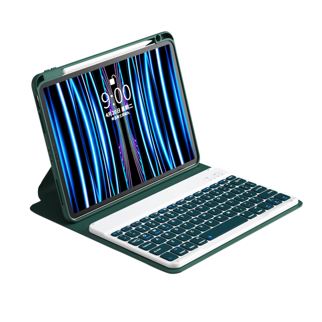 Чехол для iPad BOW Hangshi HC036K, новая модель 2025 года, совместим с iPad Pro 18/20/21, универсальный чехол для планшета со слотом для стилуса, интегрированный для горизонтального и вертикального отображения экрана 11 дюймов, цвет «Сакура», розовый. - изображение 4