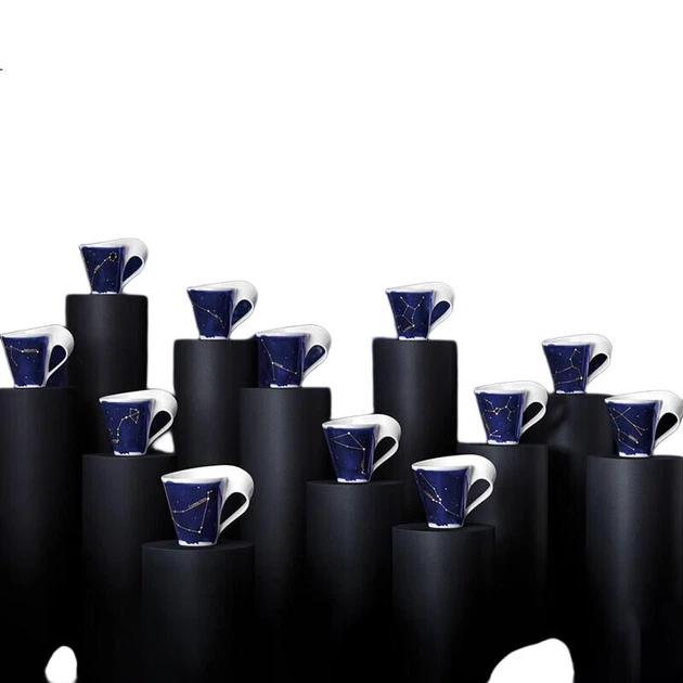 Villeroy&Boch, Кухоль, Зіркова чашка, Кавова чашка, Високоякісні чашки для пар, Чашки для води, Керамічні чашки, Весільний подарунок, Терези, 300 мл - изображение 3