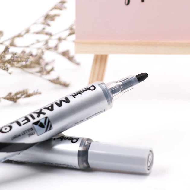 Маркери для білих дошок Pentel, рідкі чорнила з прямим потоком для електронних білих дошок, великий наконечник MWL5S чорний, упаковка з 5 штук - Фото 9 Маркери для білих дошок Pentel, рідкі чорнила з прямим потоком для електронних білих дошок, великий наконечник MWL5S чорний, упаковка з 5 штук - зображення 9