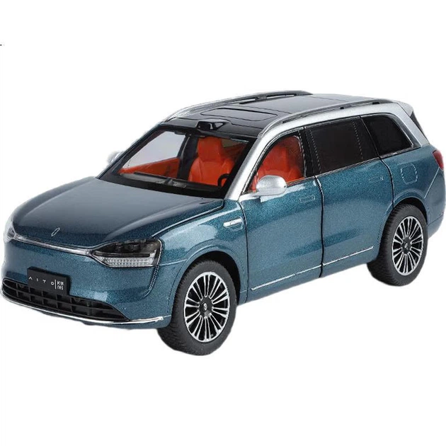 Heimanba 1:24 Wenjie M9 Saiseli Xingye Qing Модель автомобіля сплаву іграшка для хлопчиків та дівчаток, колекційний подарунок - Фото 3 Heimanba 1:24 Wenjie M9 Saiseli Xingye Qing Модель автомобіля сплаву іграшка для хлопчиків та дівчаток, колекційний подарунок - изображение 3