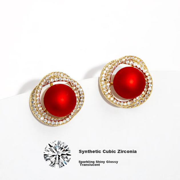 Серьги-гвоздики Qlady Rose Red Silver для женщин, 2024 год. Элегантный, высококачественный дизайн, легкие и роскошные украшения для ушей, новогодние серьги, подарок на день рождения. - Фото 5 Серьги-гвоздики Qlady Rose Red Silver для женщин, 2024 год. Элегантный, высококачественный дизайн, легкие и роскошные украшения для ушей, новогодние серьги, подарок на день рождения. - изображение 5