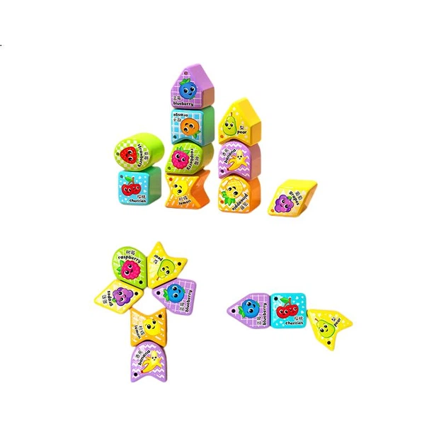 Набор для раннего развития VTech Baby Toy Matching Small Apples Shaped Montessori Early Education Set для детей от 6 до 24 месяцев, подарок на день рождения для мальчиков и девочек. - изображение 3