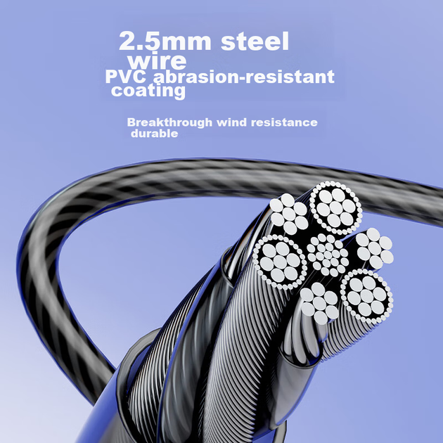 Скакалка Mike's Recommended Bearing Speed Jump Rope из стальной проволоки для взрослых, для фитнеса, похудения, тренировок, соревнований и экзаменов. - изображение 8