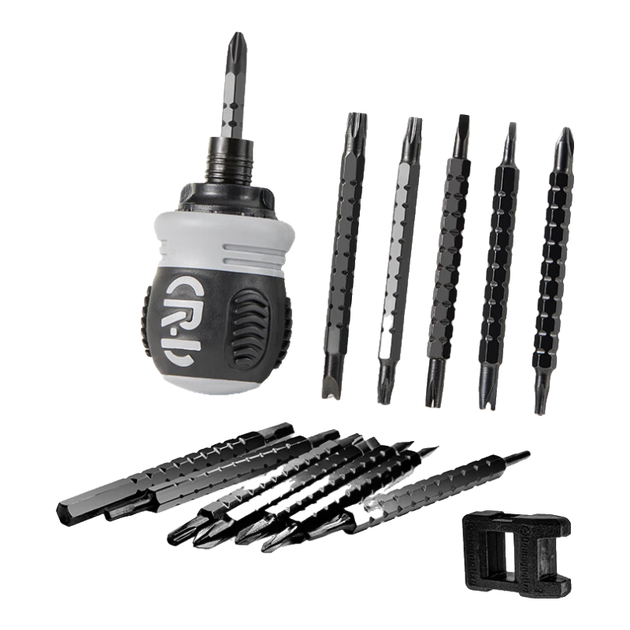 Многофункциональный набор трещоточных отверток MASTERPROOF с уникальной головкой типа «бычий хвост», штекерным гнездом и треугольной головкой для удлинителей, два - Фото 4 Многофункциональный набор трещоточных отверток MASTERPROOF с уникальной головкой типа «бычий хвост», штекерным гнездом и треугольной головкой для удлинителей, два - изображение 4