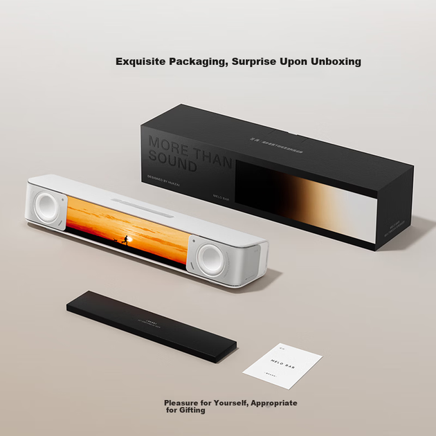 Edifier Melo Bar LED Sign Soundbar Mood Lighting Desktop Bluetooth Speaker Home PC Gaming Wired Long Bar Speaker Gift 520 - Misty White - изображение 7