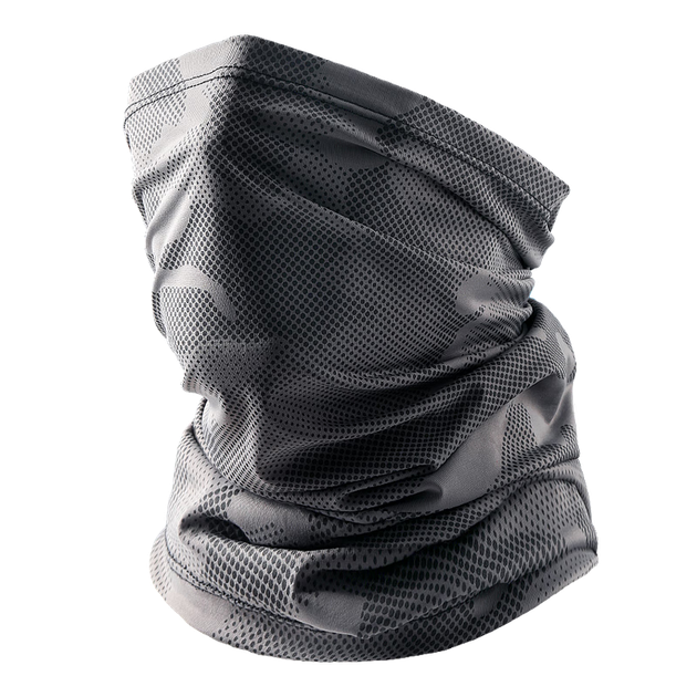 Солнцезащитная маска для лица SupFire Camouflage Ice Silk, ветрозащитная повязка на голову и шейный платок для велосипедистов, солнцезащитный шарф для рыбалки с защитой от УФ-излучения для мужчин и женщин. - изображение 4