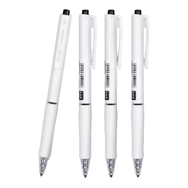Гелевая ручка Deli Ultra-Smooth с выдвижным стержнем, канцелярские принадлежности, студенческая гелевая ручка, наконечник 0,5 мм, 12 ручек в коробке SA15 для вступительных экзаменов в колледж. - изображение 4