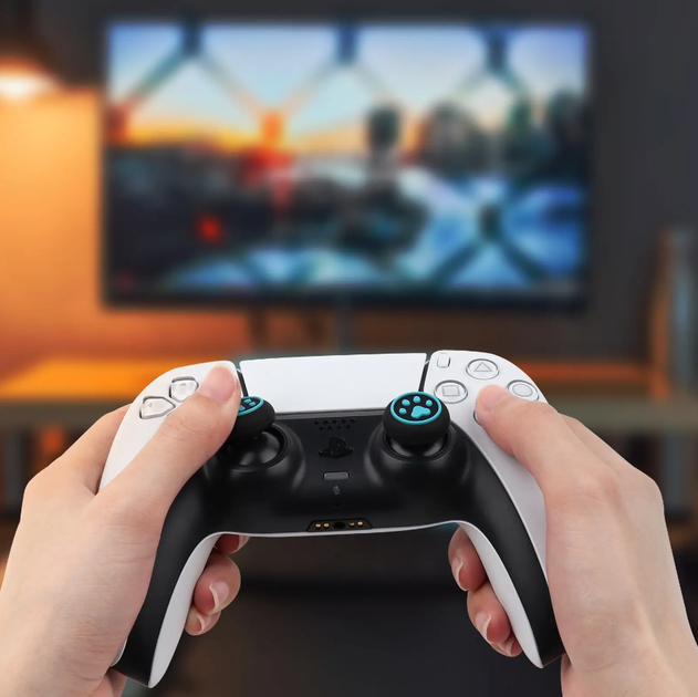 Силиконовые накладки на стики Paws 6в1 (Pink) для DualSense PS5 \ DualShock PS4 \ Xbox Series \ Nintendo Switch 2 - Фото 3 Силиконовые накладки на стики Paws 6в1 (Pink) для DualSense PS5 \ DualShock PS4 \ Xbox Series \ Nintendo Switch 2 - изображение 3