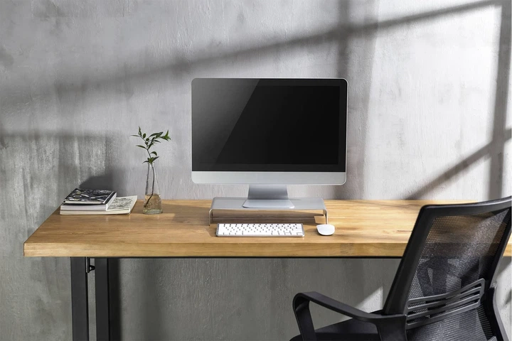 Підставка для монітора DIGITUS Aluminium Monitor Riser, до 10кг, чорна - зображення 2