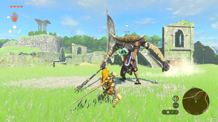 Игра консольная Nintendo Switch 2 Legend of Zelda: Слезы Королевства картридж Action Adventure - изображение 4