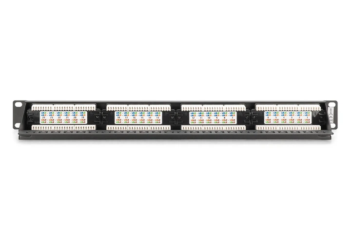 Патч-панель CAT 6 DIGITUS 24 порта 19" 1U оцинкованная сталь - Фото 5 Патч-панель CAT 6 DIGITUS 24 порта 19" 1U оцинкованная сталь - изображение 5