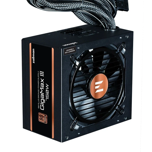 Блок питания Zalman Gigamax 3 750W 88% 80+ Bronze ATX Semi Modular 120мм - изображение 2