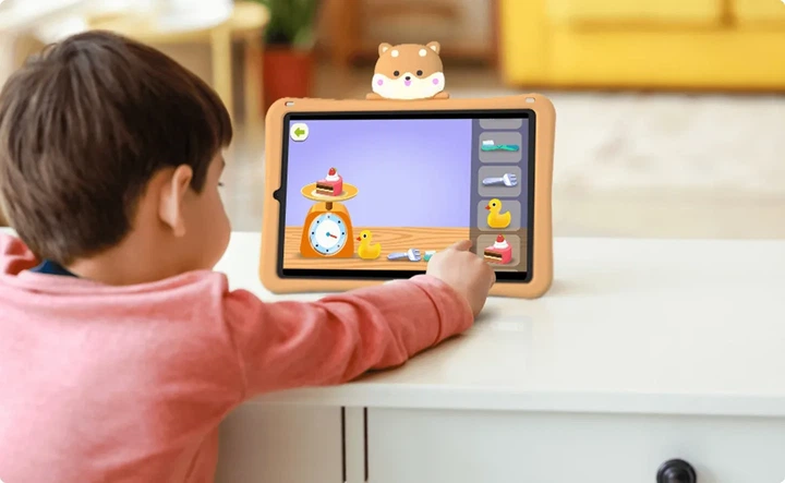 Планшет Doogee T20 mini Kids 8.4" 4ГБ, 128ГБ, LTE, 5060мА•ч, Android, жёлтый - изображение 2