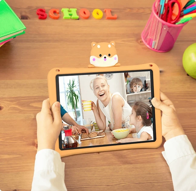 Планшет Doogee T20 mini Kids 8.4" 4ГБ, 128ГБ, LTE, 5060мА•ч, Android, жёлтый - изображение 4