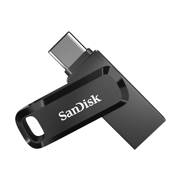 Накопитель USB SanDisk Ultra Dual Drive Go 32GB USB 3.1 Type-A Type-C Пластик Чёрный - изображение 2