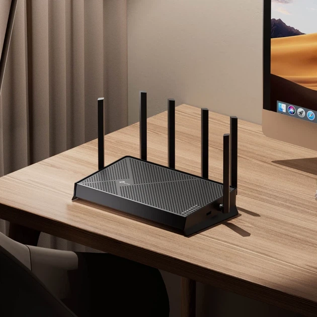 Маршрутизатор TP-Link 6 антенн 2 5 Гбит/с 5 ГГц 2 4 ГГц черный - изображение 4