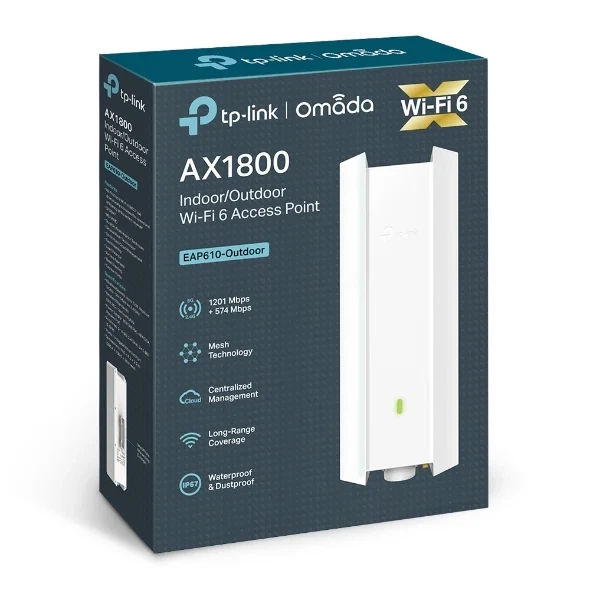 Точка доступа TP-Link Outdoor AX1800 Gigabit Ethernet 280х106х57 мм Белый - изображение 11