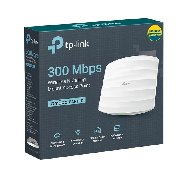 Точка доступа TP-LINK EAP110 N300, 1xFE LAN, Passive PoE - изображение 7