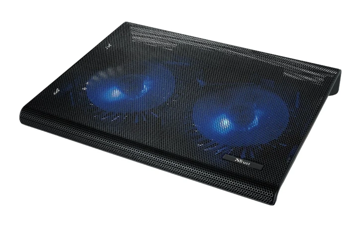 Подставка для ноутбука Trust Azul, до 17.3", 2xUSB-A, СИНИЙ СВЕТ, черный. - изображение 3