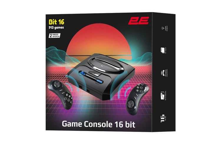 Игровая консоль 2E 16bit HDMI (2 беспроводных геймпада, 913 игр) - изображение 10