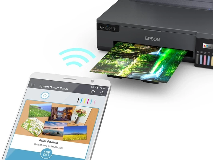 Принтер струменевий Epson A3 кольоровий EcoTank 6 чорнил 22 стхв USB Wi-Fi - зображення 5