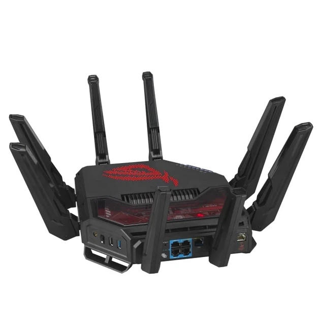 Маршрутизатор ASUS GT-BE19000 BE-19000 1x10GE LAN, 3x2.5GE LAN, 1x10GE WAN/LAN, 1x2.5GE WAN/LAN, 1xUSB3.2, 1xUSB2.0, MESH. - изображение 9