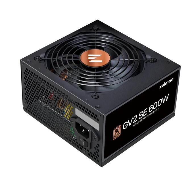 Блок питания Zalman GV2SE (600W) 88%, 80+ Bronze, 120мм, 1xMB 24pin(20+4), 1xCPU(4pin+8pin), 4xMolex, 6xSATA, 2xPCIe 8pin(6+2) - изображение 2