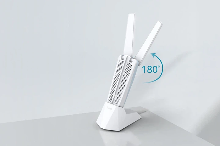 WiFi адаптер D-Link USB 3.0 трёхдиапазонный 2.4 5 6 ГГц чёрный - изображение 4