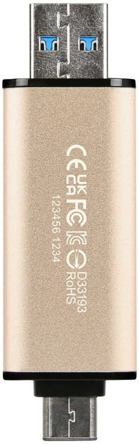 Накопитель Transcend 256GB USB 3.2 Type-A + Type-C JetFlash 930 R420/W400MB/s Черный - изображение 6