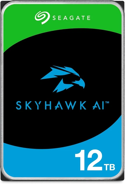Жорсткий диск Seagate 12TB 3.5" 7200 512MB SATA SkyHawk AI - Фото 1 Жорсткий диск Seagate 12TB 3.5" 7200 512MB SATA SkyHawk AI - зображення 1