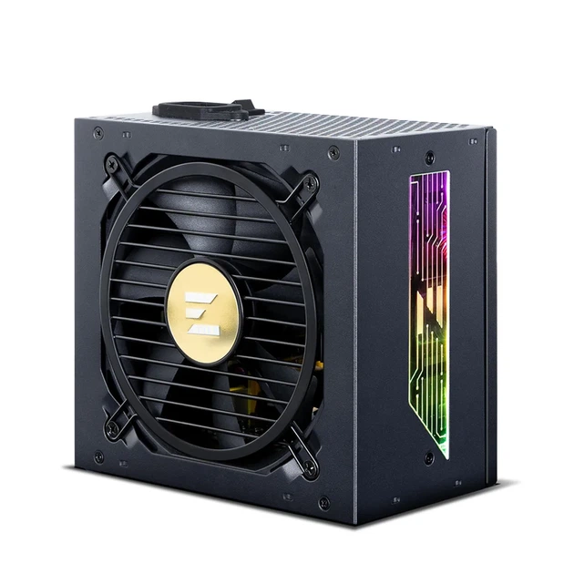 Блок питания Zalman Teramax 2 View (1200W) 99%, 80+ Gold, 120мм, 1xMB 24pin(18+10), 2xCPU(4+4 pin), 3xMolex, 12xSATA, 4xPCIe 8pin(6+2), 1xPCIe GEN5 16pin, 1x +5V ARGB кабель, полностью модуль - изображение 5
