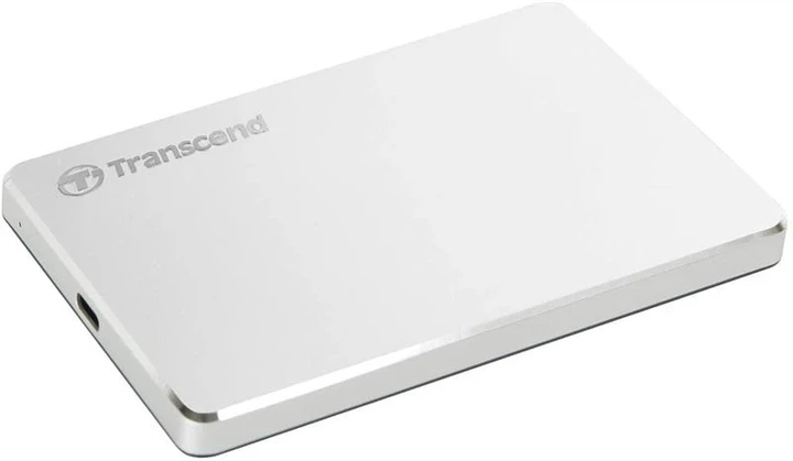 Портативний жорсткий диск Transcend 2TB USB 3.1 Type-C StoreJet 25C3S Срібний - зображення 3