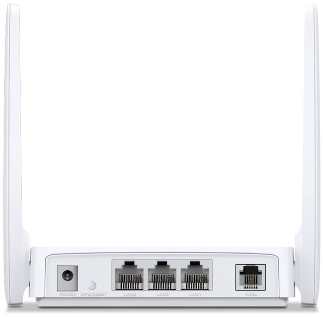 Маршрутизатор MERCUSYS ADSL2+ 300 Мбит/с 3 LAN 1 WAN Белый - изображение 2
