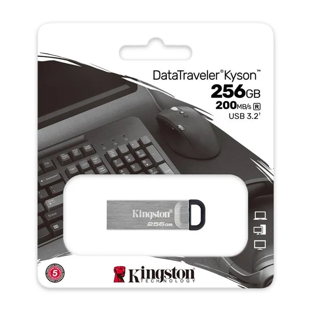 Накопитель Kingston 256GB USB 3.2 Type-A Gen1 DT Kyson - изображение 3