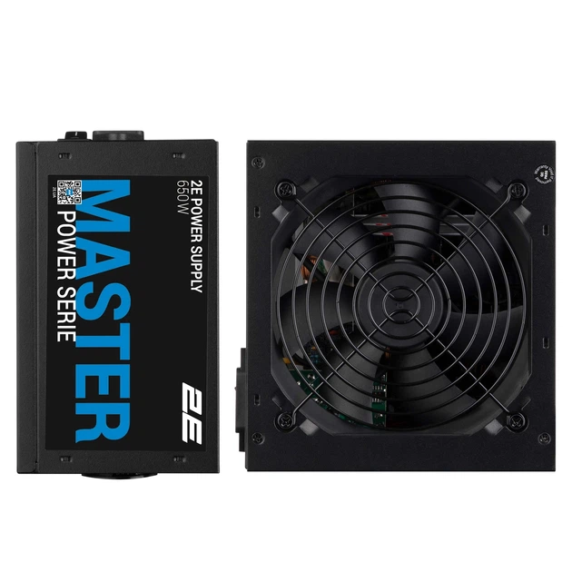 Блок питания 2E Master Power (650W), >80%, 80+ White, 120мм, 1xMB 24pin(20+4), 1xCPU 8pin(4+4), 3xMolex, 5xSATA, 2xPCIe 8pin(6+2) - изображение 2