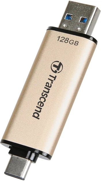 Накопитель Transcend 128GB USB 3.2 Type-A + Type-C JetFlash 930 R420/W400MB/s Черный - изображение 2