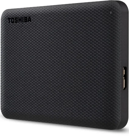 Портативний жорсткий диск Toshiba Canvio Advance 1 ТБ USB 3.2 2.5" пластик чорний - зображення 5