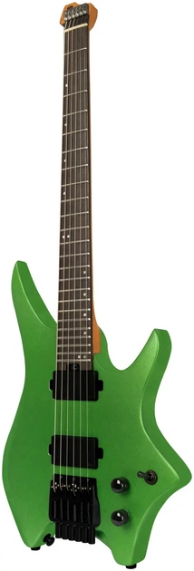 Безголова електрогітара HILS HN3 S/MEG (Satin Metallic Emerald Green) - зображення 2