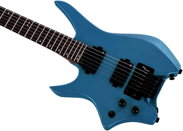 Безголова електрогітара HILS HN5L S/MEB (Satin Metallic Electric Blue) (лівостороння) - зображення 8