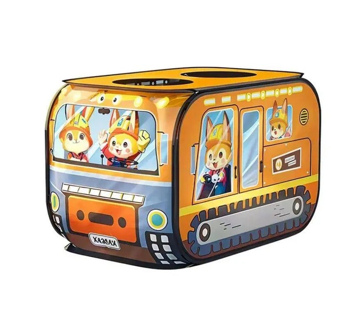 Дитячий ігровий намет Kids Indoor Outdoor Playhouse YELLOW - зображення 2