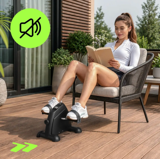 Велотренажер Scoopes BodySpin Plus 114927 для домашних тренировок Велотренажер для кардиотренировок Домашний тренажер для ног и рук Мини - изображение 10