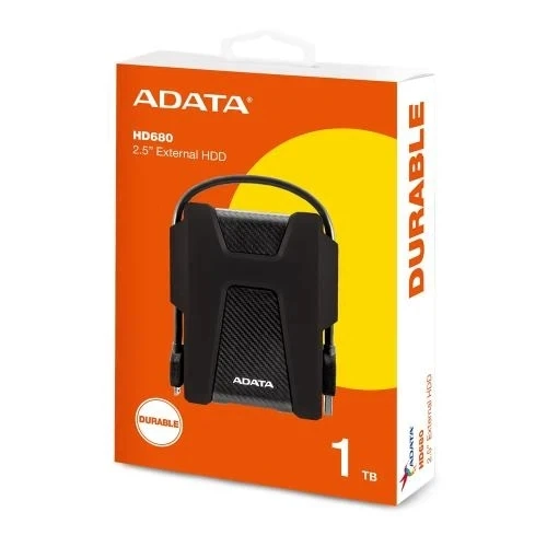 Зовнішній жорсткий диск 1Tb HD680, Black, 2.5" ADATA 000358116 - зображення 4