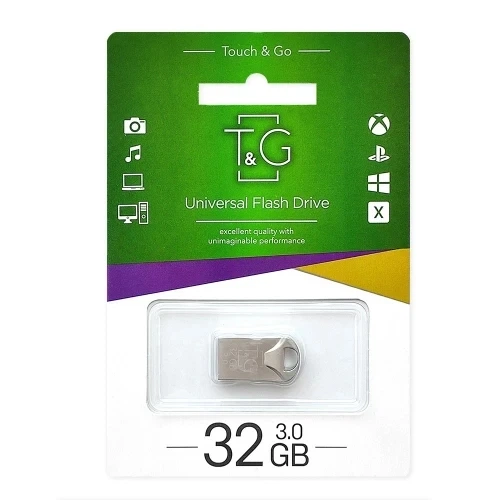 Флеш накопитель USB 32Gb Metal TG106, Silver T&G (teh0034191) - Фото 2 Флеш накопитель USB 32Gb Metal TG106, Silver T&G (teh0034191) - изображение 2