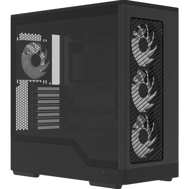 Корпус AeroCool D520A-BK-v1 Black (ACCM-DS05143.11) [173292] - изображение 2