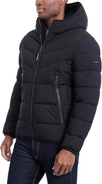 Чоловіча куртка Calvin Klein р.XXL, чорна - Фото 3 Чоловіча куртка Calvin Klein р.XXL, чорна - зображення 3