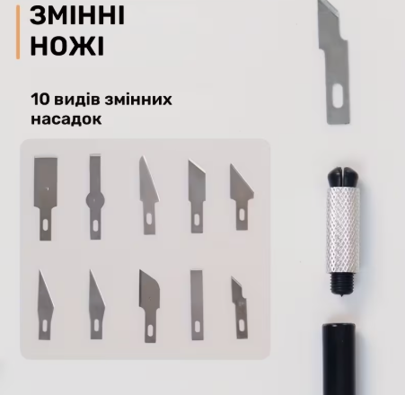 Багатофункціональний набір ножів для різьблення, ножів для вирізання паперу, ручок для гравіювання по дереву та паперу, повний набір для вирізання художніх печаток - Фото 3 Багатофункціональний набір ножів для різьблення, ножів для вирізання паперу, ручок для гравіювання по дереву та паперу, повний набір для вирізання художніх печаток - зображення 3
