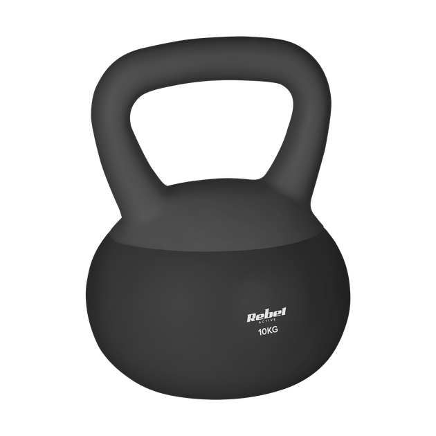 М'яка вінілова гиря Rebel ACTIVE RBA-2333-10 10 кг із піщаним наповнювачем - Фото 2 М'яка вінілова гиря Rebel ACTIVE RBA-2333-10 10 кг із піщаним наповнювачем - изображение 2