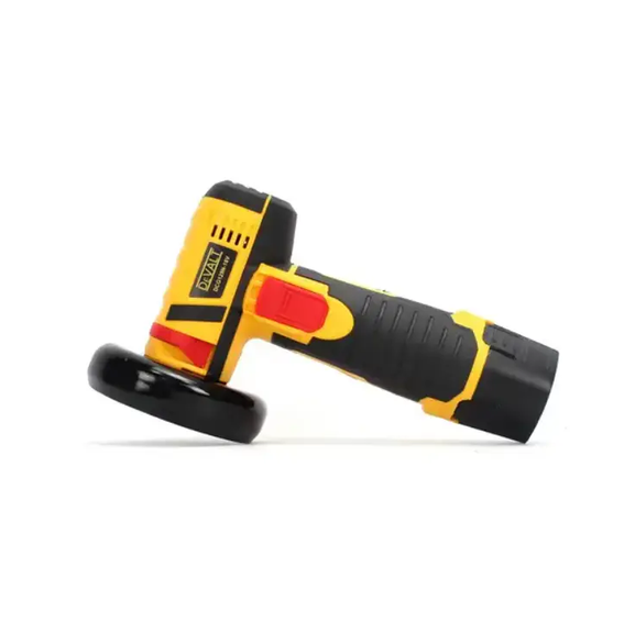Аккумуляторная болгарка DeWalt DCG75N 12 В 2 А·ч угловая шлифмашина 100 мм с 2 АКБ мини болгарка 19500 об/мин для резки и шлифовки беспроводная УШМ с плавным пуском в кейсе - изображение 4