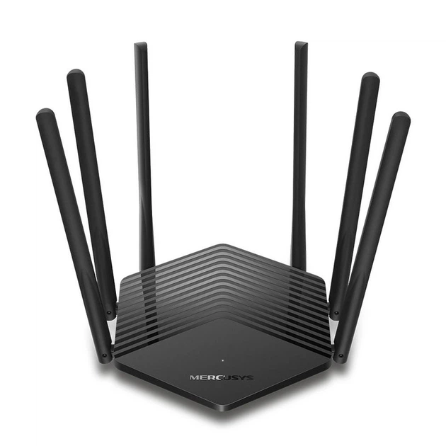 Wi-Fi роутер Mercusys MR50G AC1900 Dual Band 2.4/5GHz Gigabit MU-MIMO 6 антен Black - изображение 2